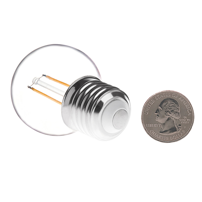 G16 E26/E27 2W LED Vintage Antique Filament Light Bulb, 25W Equivalent, 4-Pack, AC100-130V or 220-240V G16 E26/E27 2W LED Vintage Antique Filament Light Bulb, 25W Equivalent, 4-Pack, AC100-130V or 220-240V